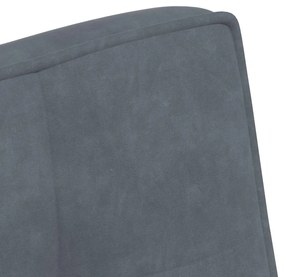 vidaXL Πάγκος Σκούρο Γκρι 110x74x84 εκ. Βελούδινος