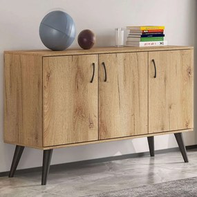 Μπουφές Νο4 135x44,5x85cm Honey Melamine, Metal