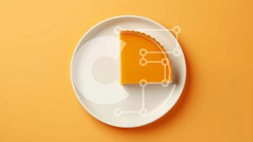 Σετ των 2 Intra Συλλεκτικό Ξύλινο Παζλ Plywood 4mm - Νόστιμη πορτοκαλόπιτα σε λευκό πιάτο Σε Ξύλινο Κουτί - Διαστάσεις: 10x10 cm – 25 κομμάτια