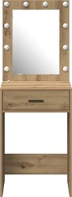VidaXL Τραπέζι περιποίησης Artisan Oak 50 x 41 x 135 εκ