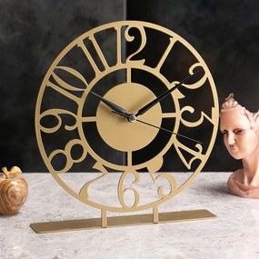 Διακοσμητικό Ρολόι Χρυσό ASYA 25x1,5x23