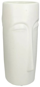 Βάζο ArteLibre Πρόσωπο Λευκό Κεραμικό 12x15.8x28.5cm
