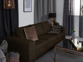 Καναπές Scandinavian Choice B110, Αριθμός θέσεων: 3, Καφέ, 234x91x86cm, Ταπισερί, Πόδια: Ξύλο | Epipla1.gr