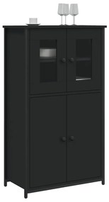 vidaXL Ντουλάπι Μαύρο 62x32x106,5 εκ. από Επεξεργασμένο Ξύλο