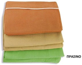 Κουβέρτα Πικέ - Πράσινο DimCol Υπέρδιπλo 230x260cm 100% Βαμβάκι