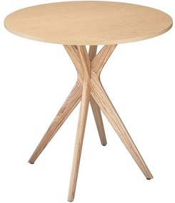 Τραπέζι Jubi JUBITSRONAT Φ70x73cm Natural Mdf, Wood