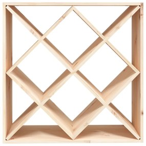 vidaXL Κάβα Κρασιών 62 x 25 x 62 εκ. από Μασίφ Ξύλο Πεύκου