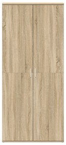 vidaXL Ντουλάπι Παπουτσιών Σονομά Οάκ 80x39x180 εκ Επεξεργασμένο Ξύλο