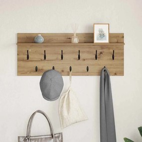 vidaXL Τοίχου Κρεμάστρα Artisan Oak 100 x 40 x 12 εκ