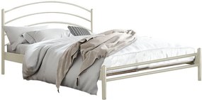 Κρεβάτι Kelly-120 x 200-Ekrou-Χωρίς ποδαρικό