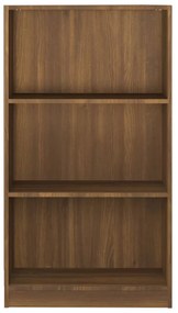 vidaXL Βιβλιοθήκη Καφέ Δρυς 60 x 24 x 109 εκ. από Επεξεργασμένο Ξύλο