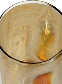 Κηροπήγιο ArteLibre Χρυσό Γυαλί 17x17x17cm