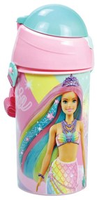 Παγούρι 500ml Με Καλαμάκι Gim FD Barbie 571-22209