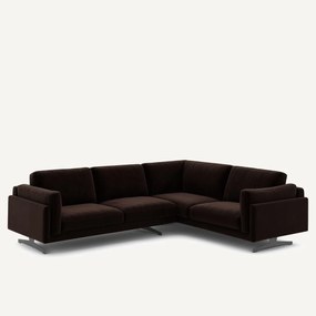 Γωνιακός καναπές από βελούδο, Cesar