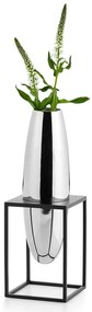 Βάζο Με Βάση Solero 240025 30cm Nickel  Philippi Metal