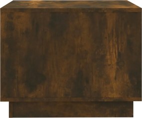 vidaXL Τραπεζάκι Σαλονιού Καπνιστή Δρυς 55x55x43 εκ. Επεξεργ. Ξύλο