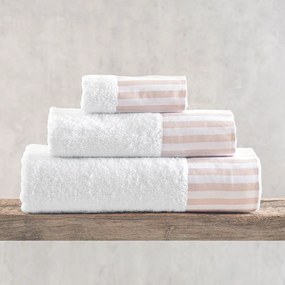 Πετσέτες Eloise (Σετ 3τμχ) Beige Ρυθμός Σετ Πετσέτες 70x140cm 100% Πενιέ Βαμβάκι