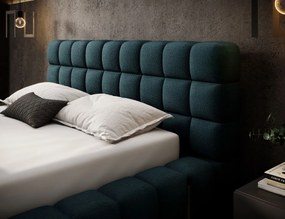 Επενδυμένο κρεβάτι Cloud-Mple Skouro-140 x 200