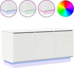 vidaXL Ντουλάπι TV 100 x 38 x 49 εκ. Λευκό Επεξεργασμένο Ξύλο