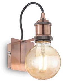 Φωτιστικό Τοίχου-Απλίκα Frida 163338 9x21x12cm 1xE27 60W Copper Ideal Lux