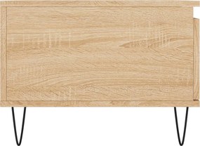 vidaXL Τραπεζάκι Σαλονιού Sonoma Δρυς 90x50x36,5 εκ. Επεξεργασμ. Ξύλο