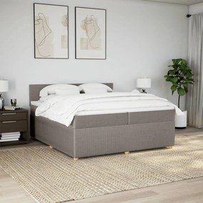 ΚΡΕΒΑΤΙ BOXSPRING ΜΕ ΣΤΡΩΜΑ TAUPE 200X200 ΕΚ. ΥΦΑΣΜΑΤΙΝΟ 3289867