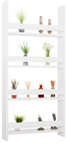 ΡΑΦΙΕΡΑ ΤΟΙΧΟΥ SANI HM18224.01 ΜΕΛΑΜΙΝΗ ΣΕ ΛΕΥΚΟ 60x10x120Υεκ. (4 ΡΑΦΙΑ)