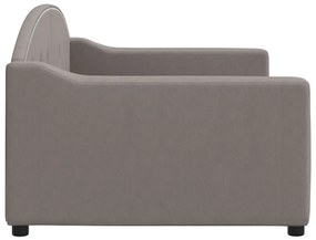 ΚΑΝΑΠΕΣ ΚΡΕΒΑΤΙ TAUPE 90 X 200 ΕΚ. ΥΦΑΣΜΑΤΙΝΟΣ 354186