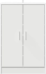 vidaXL Παπουτσοθήκη Λευκή 60 x 35 x 92 εκ. από Επεξ. Ξύλο