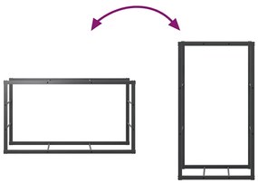 ΡΑΦΙ ΚΑΥΣΟΞΥΛΩΝ ΜΑΥΡΟ 110X30X61 ΕΚ. ΑΤΣΑΛΙΝΟ 4018466