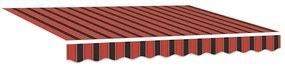 vidaXL Σκηνίτσα Αναδιπλούμενη with 300 x 250 εκ πορτοκαλί και καφέ