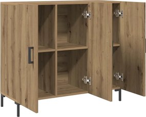 vidaXL Ντουλάπι Αρτισιανή Δρυς 90 x 34 x 80 εκ. από Επεξεργασμένο Ξύλο