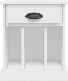 vidaXL Κομοδίνο Λευκό 43 x 36 x 50 εκ.