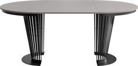 Τραπέζι Elantra Επεκτεινόμενο-Μαύρο – Γκρι-Μήκος: 100 εκ.