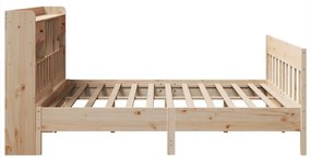 vidaXL Σκελετός Κρεβατιού Χωρίς Στρώμα 180x200 εκ Μασίφ Ξύλο Πεύκου