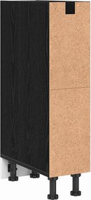 vidaXL Βάση Ντουλάπας Κουζίνας Μαύρη δρυς 20 x 44,5 x 81,5 εκ.
