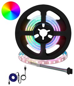 vidaXL Λωρίδα LED 2 pcs Μαύρο και Διαφανές 550 χιλ Χαλκός και Πλαστικό