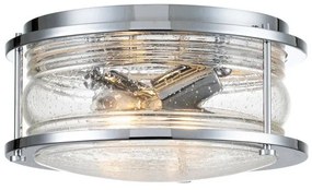 Πλαφονιέρα Φωτιστικό Μπάνιου 2xE27 IP44 Ashland Bay Quintiesse Elstead Lighting QN-ASHLANDBAY-F-PC-BATH Χρώμιο