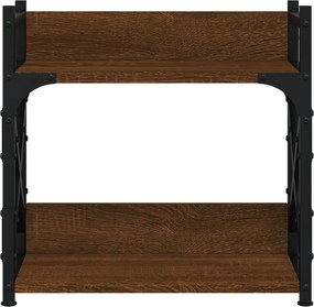 vidaXL Βάση Εκτυπωτή 2 Επιπέδων Καφέ Δρυς 40x20x40 εκ Επεξ. Ξύλο