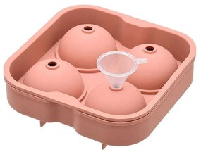 Παγοθήκη 4 Θέσεων 01-15039 12x12x4,5cm Apple Estia Silicone