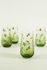 Glass Set (4 Pieces) Jardin 470 Green