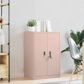 vidaXL Ντουλάπι αποθήκευσης Ροζ 60 x 40 x 90 cm Ατσάλι