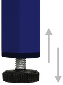 vidaXL Ντουλάπι Αποθήκευσης Ναυτικό Μπλε 42,5x35x101,5 εκ. από Ατσάλι