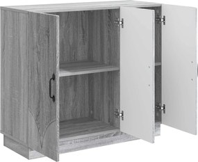 vidaXL Πλαϊνό γραφείο Γκρι Sonoma 89 x 34,5 x 77 εκ.