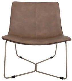 Πολυθρόνα Shadi Fylliana Καφέ Τεχνόδερμα 68x50x73 εκ. 68x50x73 εκ.