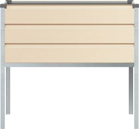 vidaXL Γλάστρα Ελεφαντόδοντο 100 x 45 x 90 εκ. Επικαλυμμένος Χάλυβας