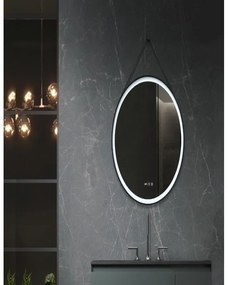 Sparke CURVY Καθρέφτης LED Με Κορνίζα Αλουμινίου 70Φ