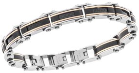 Βραχιόλι Senza Men&#039;s Steel Double Face