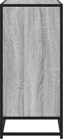 vidaXL Sideboard Grey Sonoma Κατασκευασμένο ξύλο και μέταλλο