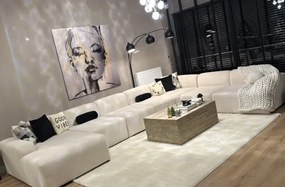 Stewehome Γωνιακός Καναπές,Μοντέρνος & Πολυτελής-λευκό -450cm x 450x290x80 cm